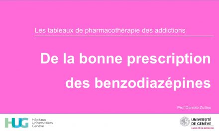 De la bonne prescription des benzodiazépines