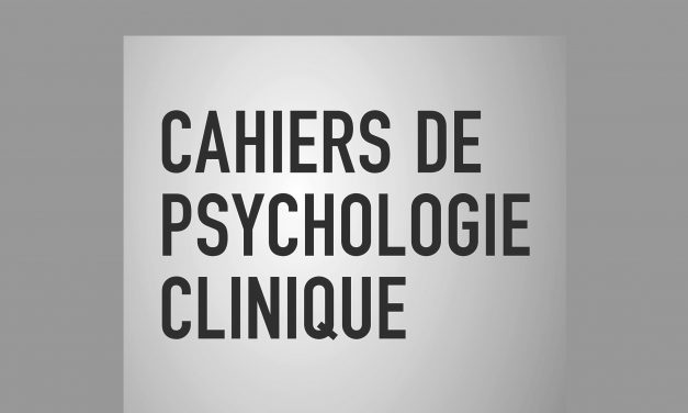 Cahiers de psychologie clinique