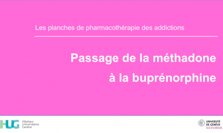 Passage de la méthadone à la buprénorphine