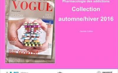 Pharmacologie des addictions : Collection  automne / hiver 2016