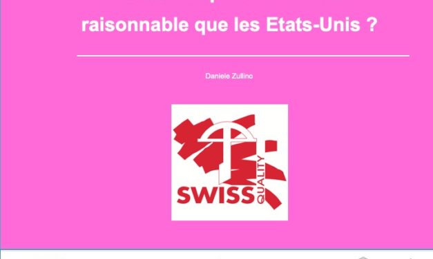 La Suisse opiomane … Plus raisonnable que les Etats-Unis ?