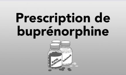 Prescription de buprénorphine